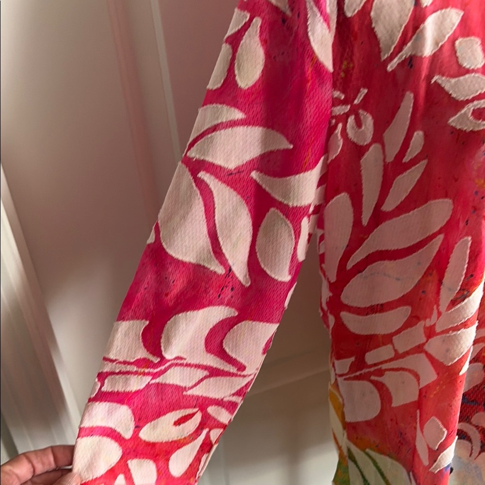 Leoma Lovegrove Women's Pink Floral Print Tunic Top - Picture 3 of 15